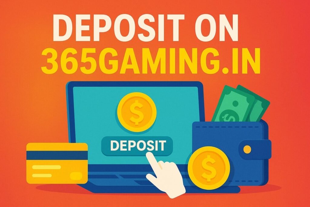 "Deposit on 365gaming.in with mahadev book ID