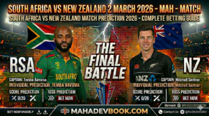 SA vs NZ 4 March 2026: Who Will Win? My Semi-Final Match Prediction, Toss, Score & Complete Betting Guide for Mahadev Book Users