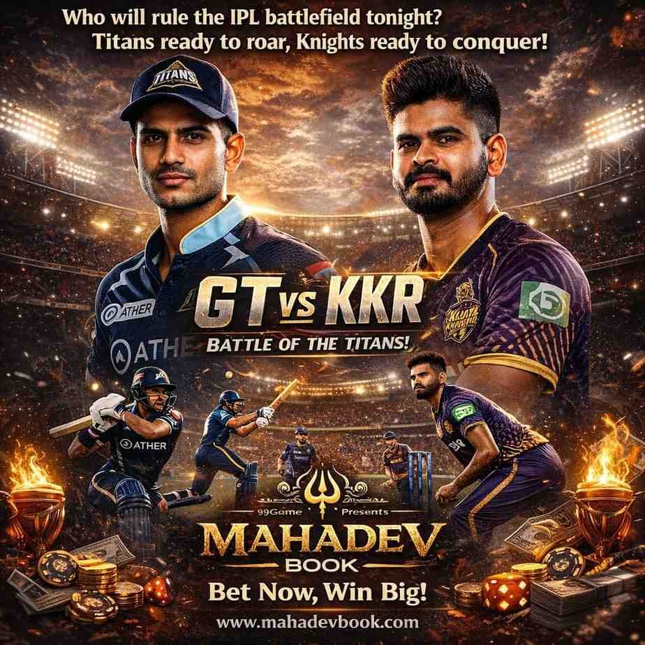GT vs KKR Odds ipl match overview