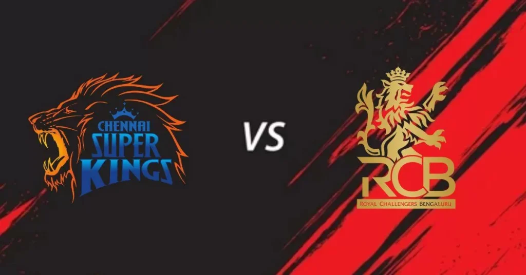 RCB vs CSK IPL ID banner